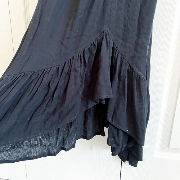 Cleobella Revolve Black Sleeveless Flounce Maxi Dress Women's Size Small S - Picture 7 of 8